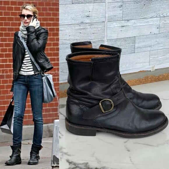 Fiorentini + Baker Eternity ELI-CTM Leather Ankle Boots size 37/7 - Picture 1 of 16